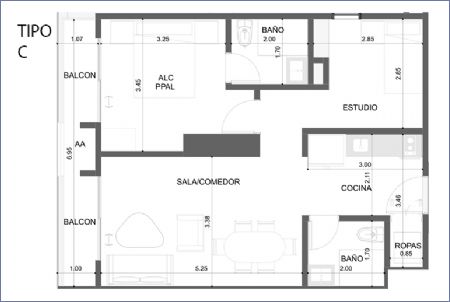 Imagen de Apartasuite Tipo C - Ambar Bio